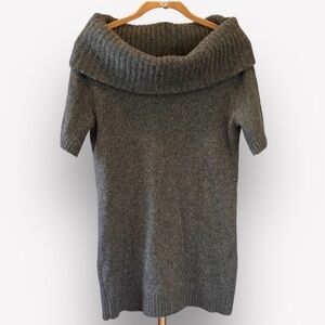 Theory Charcoal Cowl Neck Sweater